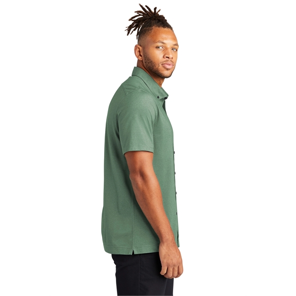 Mercer+Mettle Stretch Pique Full-Button Polo - Mercer+Mettle Stretch Pique Full-Button Polo - Image 28 of 35