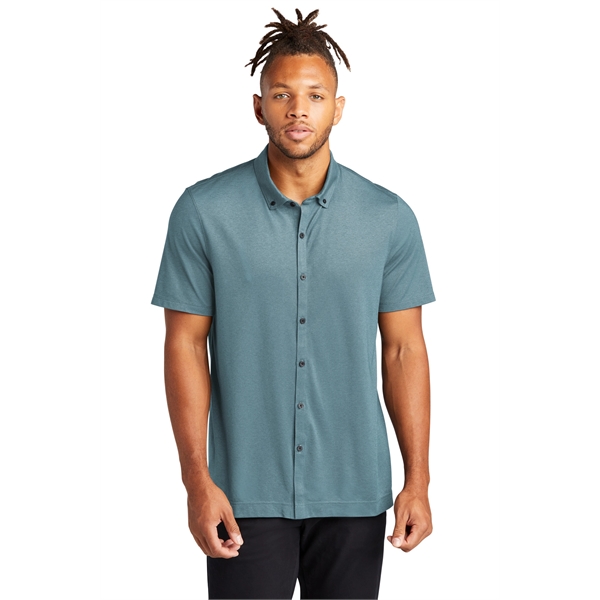 Mercer+Mettle Stretch Pique Full-Button Polo - Mercer+Mettle Stretch Pique Full-Button Polo - Image 31 of 35