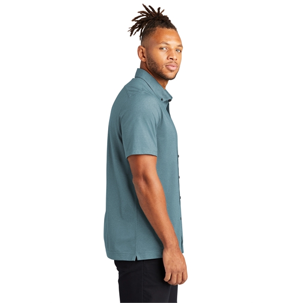 Mercer+Mettle Stretch Pique Full-Button Polo - Mercer+Mettle Stretch Pique Full-Button Polo - Image 33 of 35