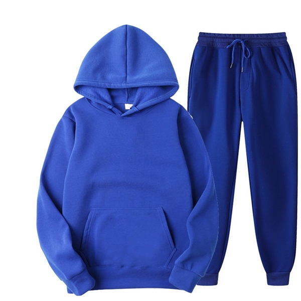 Fleece Hoodie Set Fall Winter Women&Men - Fleece Hoodie Set Fall Winter Women&Men - Image 5 of 16