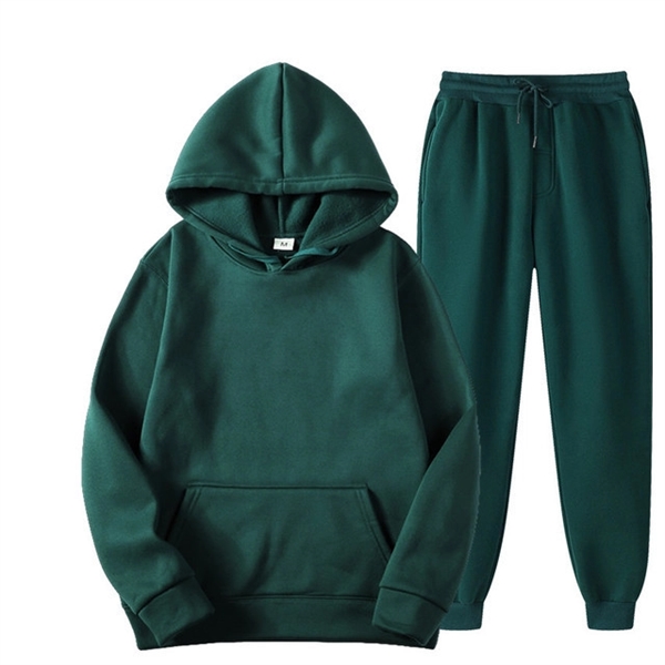 Fleece Hoodie Set Fall Winter Women&Men - Fleece Hoodie Set Fall Winter Women&Men - Image 12 of 16