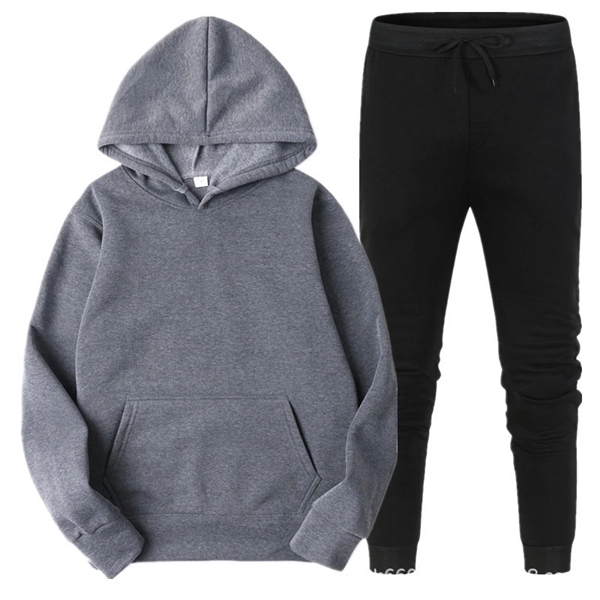 Fleece Hoodie Set Fall Winter Women&Men - Fleece Hoodie Set Fall Winter Women&Men - Image 16 of 16