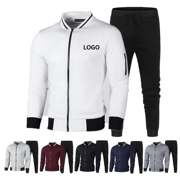 Baseball Uniforms Stand Collar Cardigan Suit W/ Zipper - Baseball Uniforms Stand Collar Cardigan Suit W/ Zipper - Image 0 of 6
