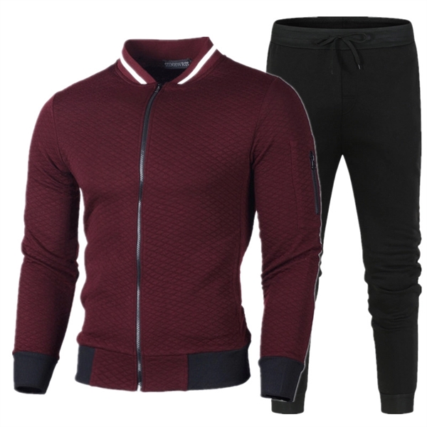 Baseball Uniforms Stand Collar Cardigan Suit W/ Zipper - Baseball Uniforms Stand Collar Cardigan Suit W/ Zipper - Image 3 of 6