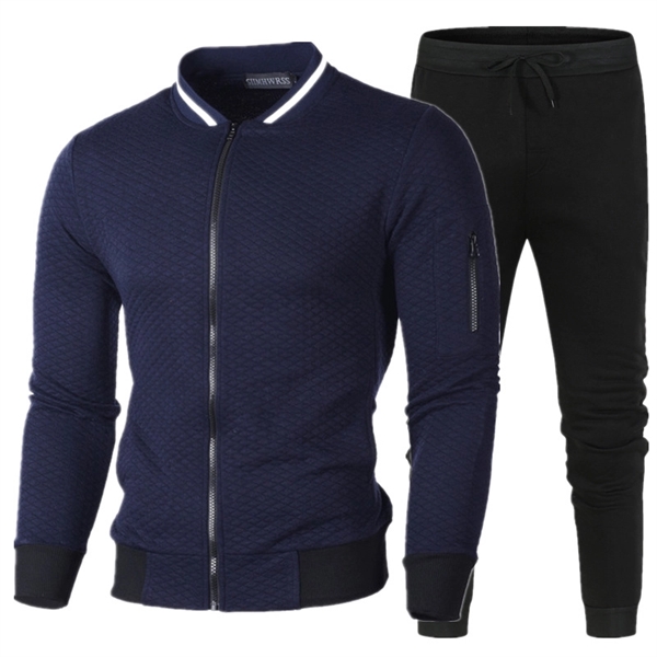 Baseball Uniforms Stand Collar Cardigan Suit W/ Zipper - Baseball Uniforms Stand Collar Cardigan Suit W/ Zipper - Image 5 of 6