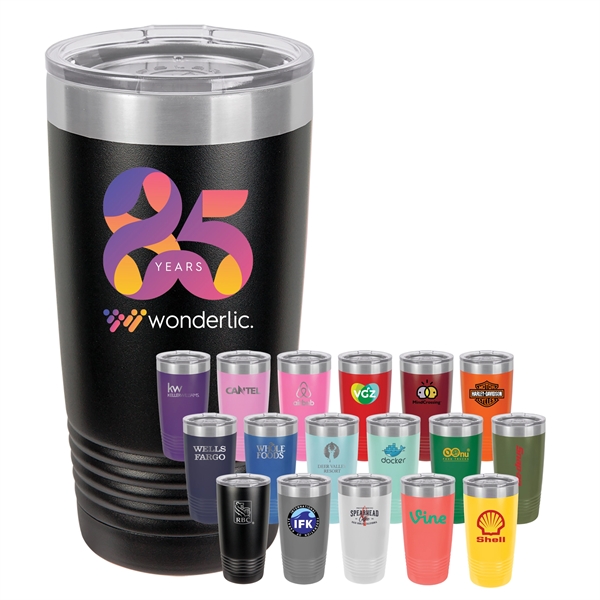 20 oz Polar Camel Ringeck Vacuum Insulated Tumbler w/ Lid - 20 oz Polar Camel Ringeck Vacuum Insulated Tumbler w/ Lid - Image 0 of 41