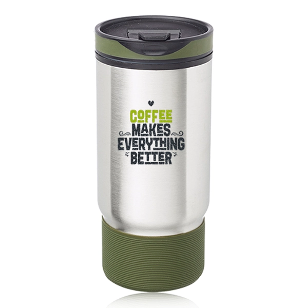 Oxford 17 oz. Ribbed Travel Mug - Oxford 17 oz. Ribbed Travel Mug - Image 7 of 7