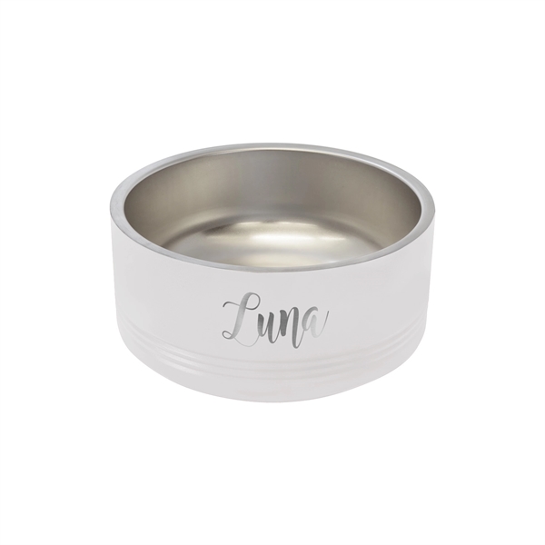 Polar Camel 32oz Stainless Steel Pet Bowls - Polar Camel 32oz Stainless Steel Pet Bowls - Image 10 of 11