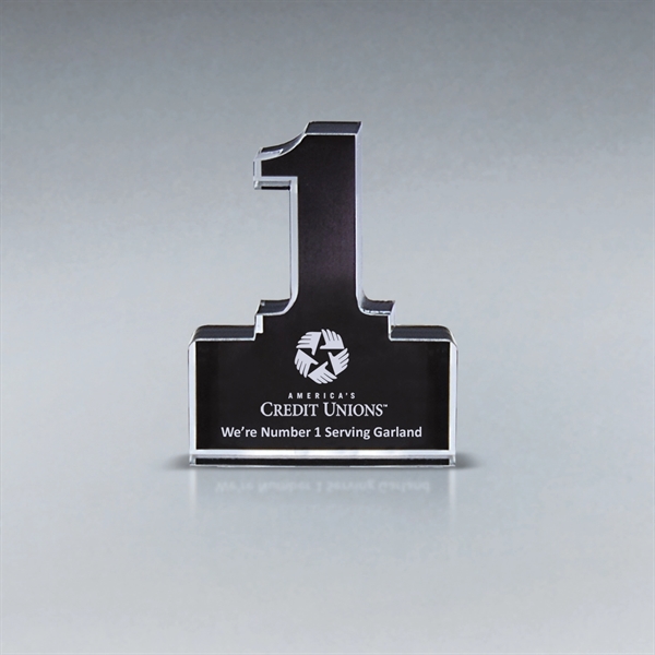 Anniversary Freestanding Single Digit Black