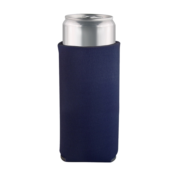 Slim Can Coolie with 3 sided Imprint Pocket Beverage Cooler - Slim Can Coolie with 3 sided Imprint Pocket Beverage Cooler - Image 6 of 12