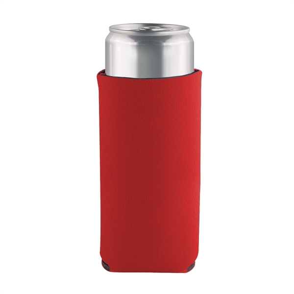 Slim Can Coolie with 3 sided Imprint Pocket Beverage Cooler - Slim Can Coolie with 3 sided Imprint Pocket Beverage Cooler - Image 8 of 12