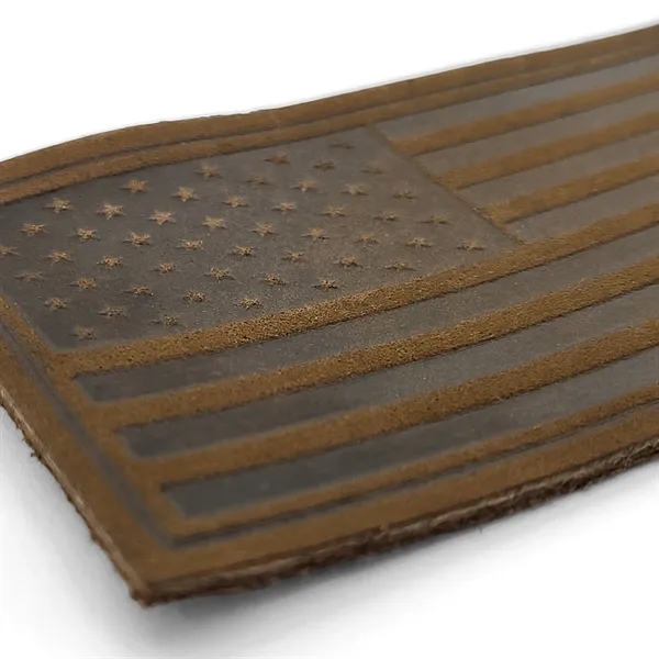 American Flag Leather Patch - Made in the USA - American Flag Leather Patch - Made in the USA - Image 2 of 5