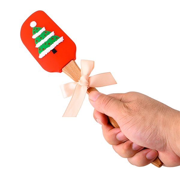 Silicone Spatulas With Christmas Decoration - Silicone Spatulas With Christmas Decoration - Image 1 of 3