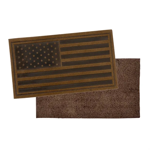 American Flag Leather Patch - Made in the USA - American Flag Leather Patch - Made in the USA - Image 3 of 5