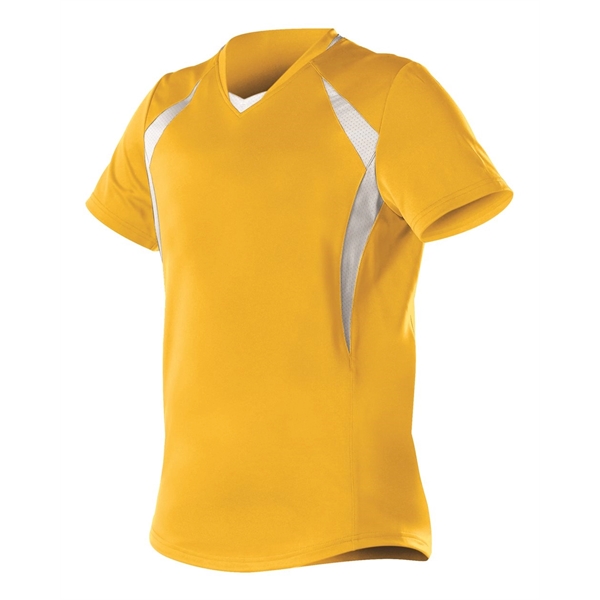 Alleson Athletic Women's Short Sleeve Fastpitch Jersey - Alleson Athletic Women's Short Sleeve Fastpitch Jersey - Image 7 of 12