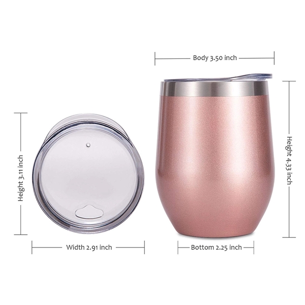 Insulated Wine Tumbler With Lid - Insulated Wine Tumbler With Lid - Image 4 of 6
