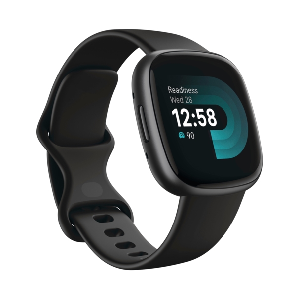 Fitbit Versa 4 Smartwatch - Black/Graphite Aluminum - Fitbit Versa 4 Smartwatch - Black/Graphite Aluminum - Image 0 of 0