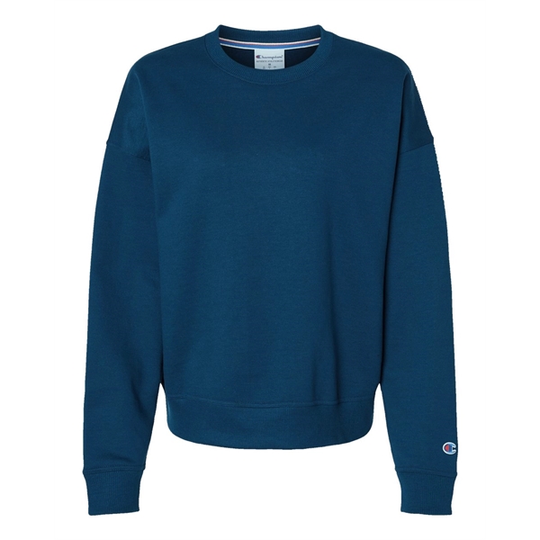 Champion Women's Powerblend® Crewneck Sweatshirt - Champion Women's Powerblend® Crewneck Sweatshirt - Image 3 of 10