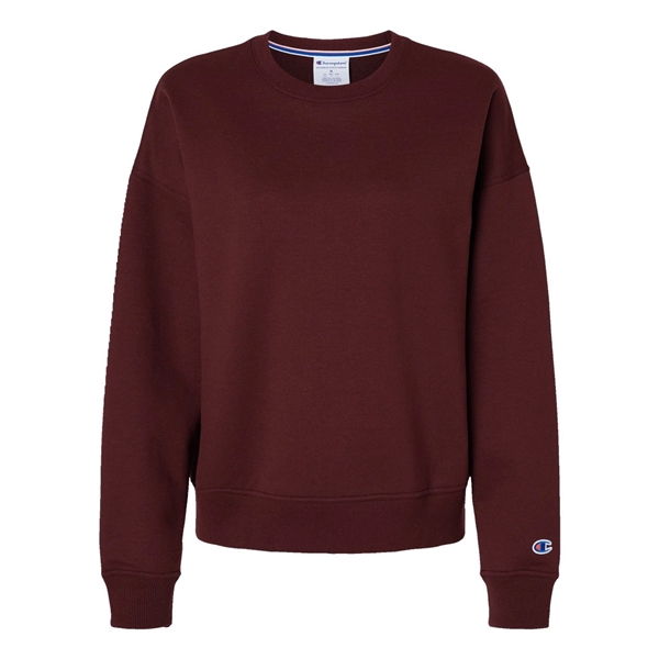 Champion Women's Powerblend® Crewneck Sweatshirt - Champion Women's Powerblend® Crewneck Sweatshirt - Image 7 of 10