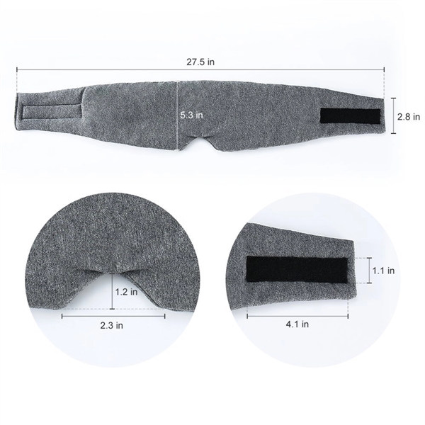 Cotton Sleep Mask Blackout - Cotton Sleep Mask Blackout - Image 2 of 3
