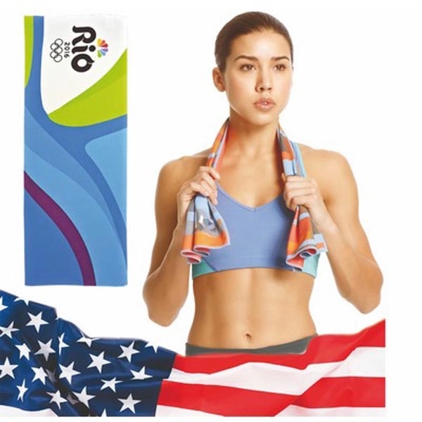 Full Color Cooling Towel - Full Color Cooling Towel - Image 0 of 1