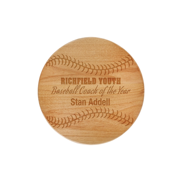 9 1/2" Diameter Alder Round Plaque - 9 1/2" Diameter Alder Round Plaque - Image 0 of 1