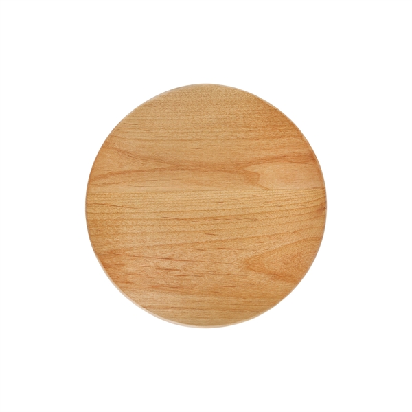 9 1/2" Diameter Alder Round Plaque - 9 1/2" Diameter Alder Round Plaque - Image 1 of 1