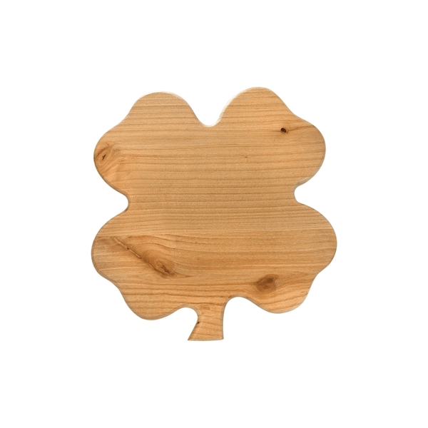 9 3/4" x 10 1/4" Alder Clover Plaque - 9 3/4" x 10 1/4" Alder Clover Plaque - Image 1 of 1