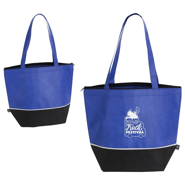 Carnival RPET Cooler Tote - Carnival RPET Cooler Tote - Image 1 of 4