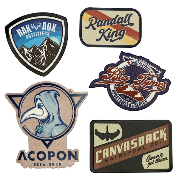 Custom Full Color Faux Leather Patches - Custom Full Color Faux Leather Patches - Image 4 of 8