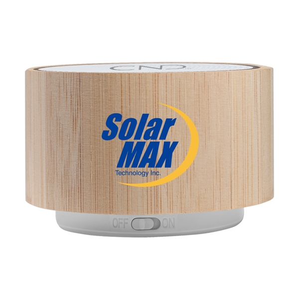 Drake Bamboo Colorful Light-Up Bluetooth Speaker - Drake Bamboo Colorful Light-Up Bluetooth Speaker - Image 1 of 6