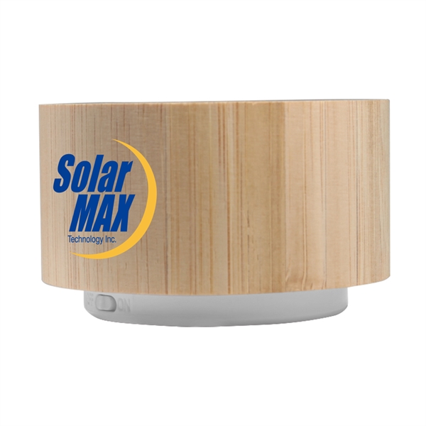 Drake Bamboo Colorful Light-Up Bluetooth Speaker - Drake Bamboo Colorful Light-Up Bluetooth Speaker - Image 4 of 6