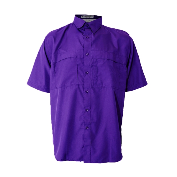 Men's Pescador Polyester Fishing Shirt-Short Sleeves - Men's Pescador Polyester Fishing Shirt-Short Sleeves - Image 18 of 20