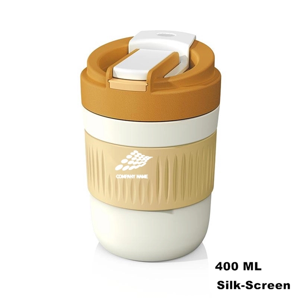 Wide Mouth Travel Coffee Glass Tumbler with Straw and Lid - Wide Mouth Travel Coffee Glass Tumbler with Straw and Lid - Image 14 of 24