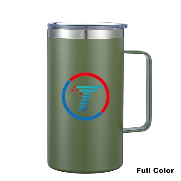 24 oz Stainless Steel Insulated Office Cup With Handle - 24 oz Stainless Steel Insulated Office Cup With Handle - Image 1 of 45