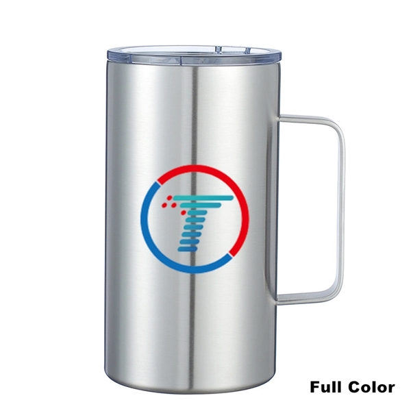 24 oz Stainless Steel Insulated Office Cup With Handle - 24 oz Stainless Steel Insulated Office Cup With Handle - Image 34 of 45