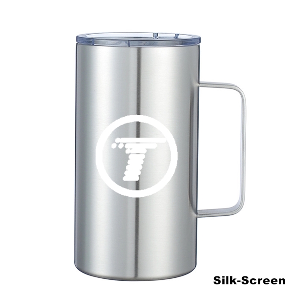 24 oz Stainless Steel Insulated Office Cup With Handle - 24 oz Stainless Steel Insulated Office Cup With Handle - Image 36 of 45