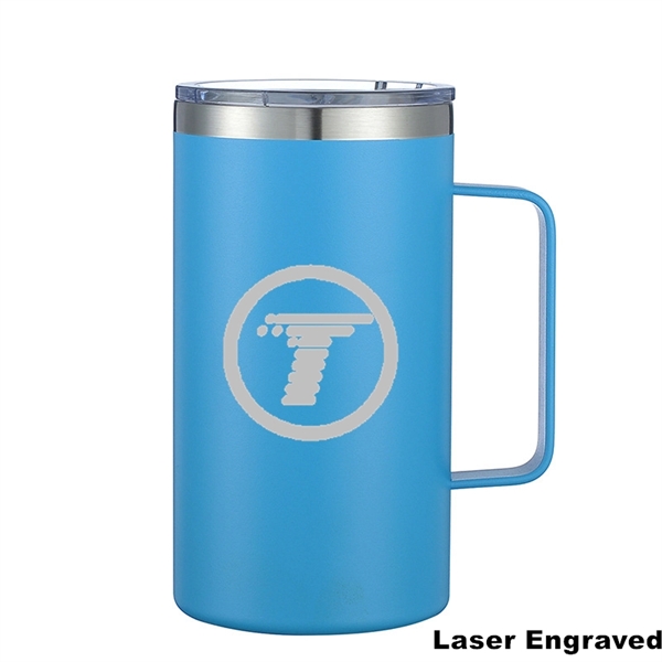 24 oz Stainless Steel Insulated Office Cup With Handle - 24 oz Stainless Steel Insulated Office Cup With Handle - Image 38 of 45