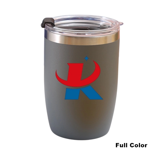 12 oz Powder Coated Vacuum Stainless Steel Travel Tumbler - 12 oz Powder Coated Vacuum Stainless Steel Travel Tumbler - Image 7 of 27