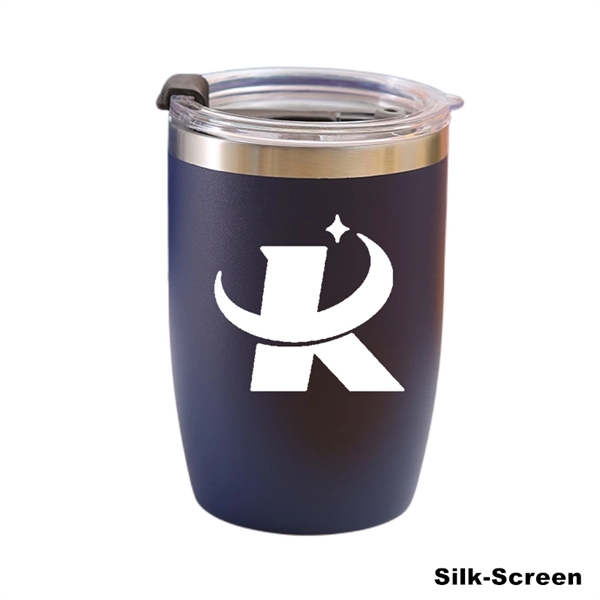12 oz Powder Coated Vacuum Stainless Steel Travel Tumbler - 12 oz Powder Coated Vacuum Stainless Steel Travel Tumbler - Image 12 of 27