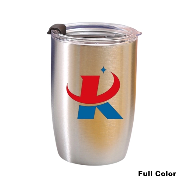 12 oz Powder Coated Vacuum Stainless Steel Travel Tumbler - 12 oz Powder Coated Vacuum Stainless Steel Travel Tumbler - Image 19 of 27