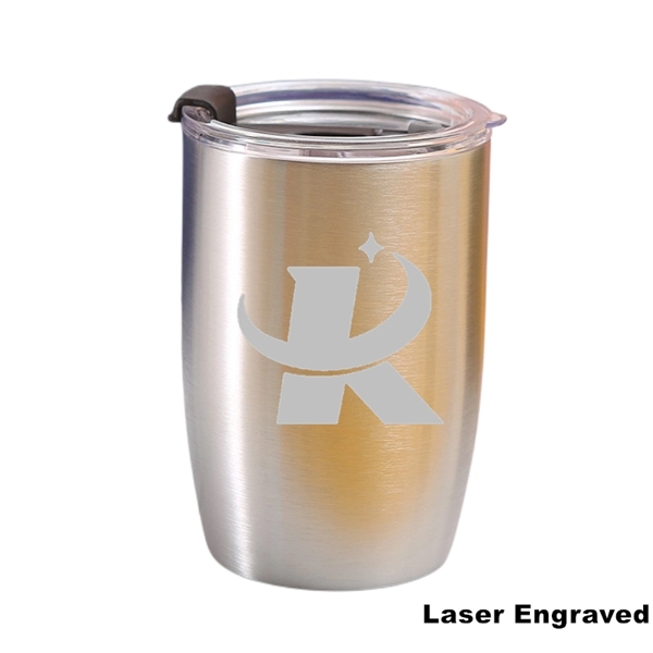 12 oz Powder Coated Vacuum Stainless Steel Travel Tumbler - 12 oz Powder Coated Vacuum Stainless Steel Travel Tumbler - Image 20 of 27