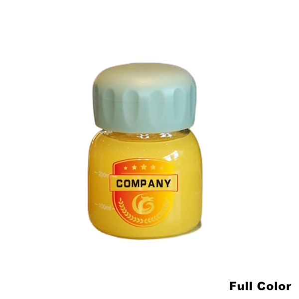 7 oz Clear Mini Borosilicate Glass Milk Bottle With Scale - 7 oz Clear Mini Borosilicate Glass Milk Bottle With Scale - Image 1 of 6