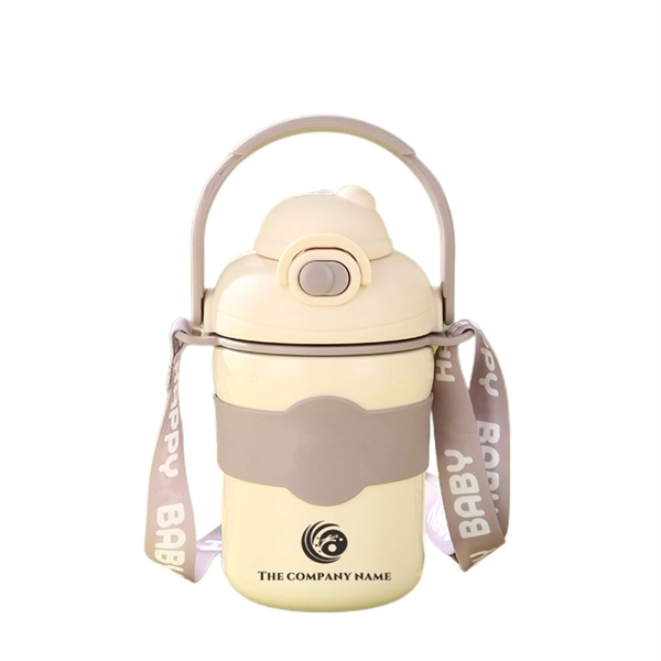 Stainless Steel Water Bottles With Handle and Shoulder Strap - Stainless Steel Water Bottles With Handle and Shoulder Strap - Image 2 of 8