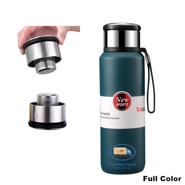 Stainless Steel Insulated Tea Infuser Thermos Travel Bottle - Stainless Steel Insulated Tea Infuser Thermos Travel Bottle - Image 4 of 15