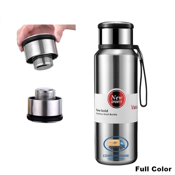Stainless Steel Insulated Tea Infuser Thermos Travel Bottle - Stainless Steel Insulated Tea Infuser Thermos Travel Bottle - Image 10 of 15