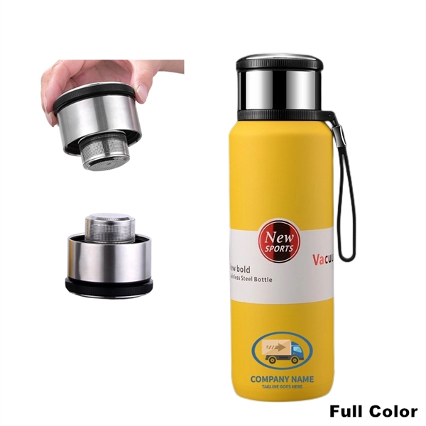 Stainless Steel Insulated Tea Infuser Thermos Travel Bottle - Stainless Steel Insulated Tea Infuser Thermos Travel Bottle - Image 13 of 15