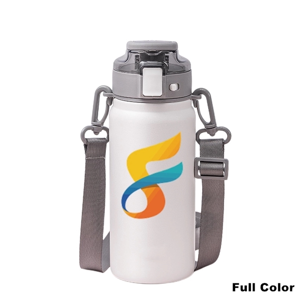 20 oz Insulated Water Bottle With Handles & Strap - 20 oz Insulated Water Bottle With Handles & Strap - Image 16 of 18