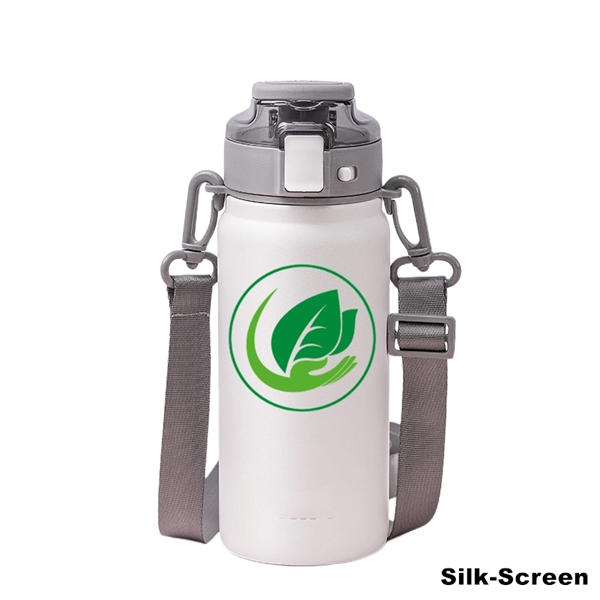 20 oz Insulated Water Bottle With Handles & Strap - 20 oz Insulated Water Bottle With Handles & Strap - Image 18 of 18
