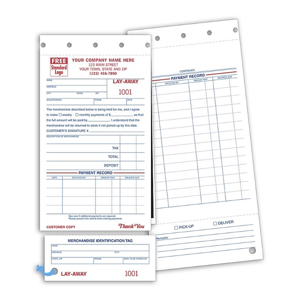 Layaway Forms with Claim Check - Retail Sales - Layaway Forms with Claim Check - Retail Sales - Image 0 of 0